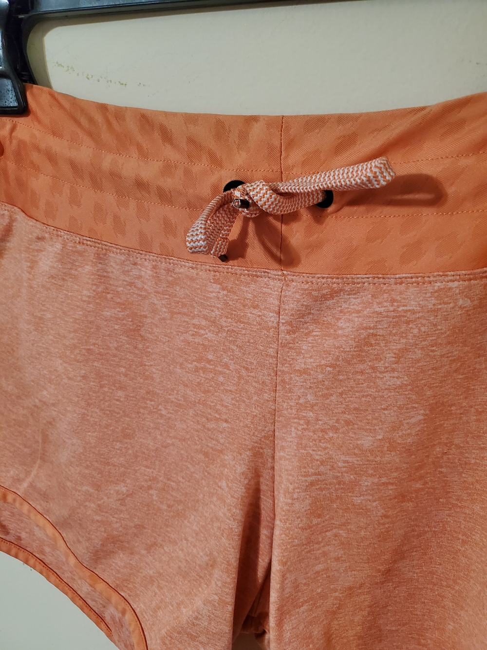 Rabbit Heathered Coral Peach Athletic Shorts Womens L - Picture 3 of 6